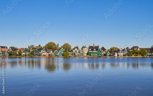Beautiful Hauses in the river of netherlands