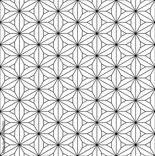 Beautiful pattern japanese shoji kumiko, great design for any purposes. Japanese pattern background vector. Japanese traditional wall, shoji.Fine lines.