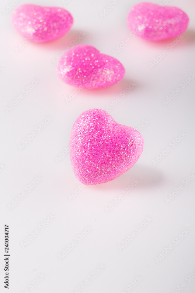 Pink heart. Valentine's Day. Pink heart. Valentine's Day.