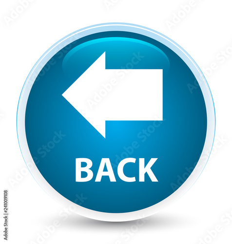 Back special prime blue round button