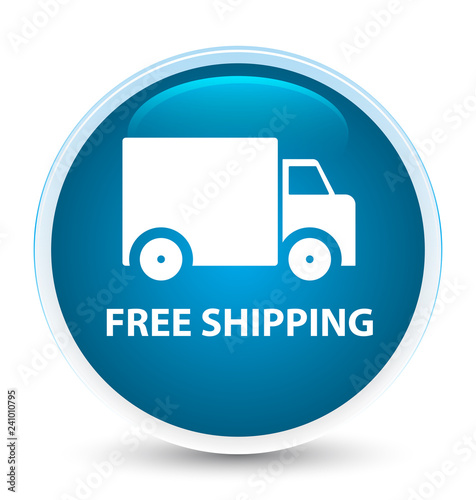 Free shipping special prime blue round button