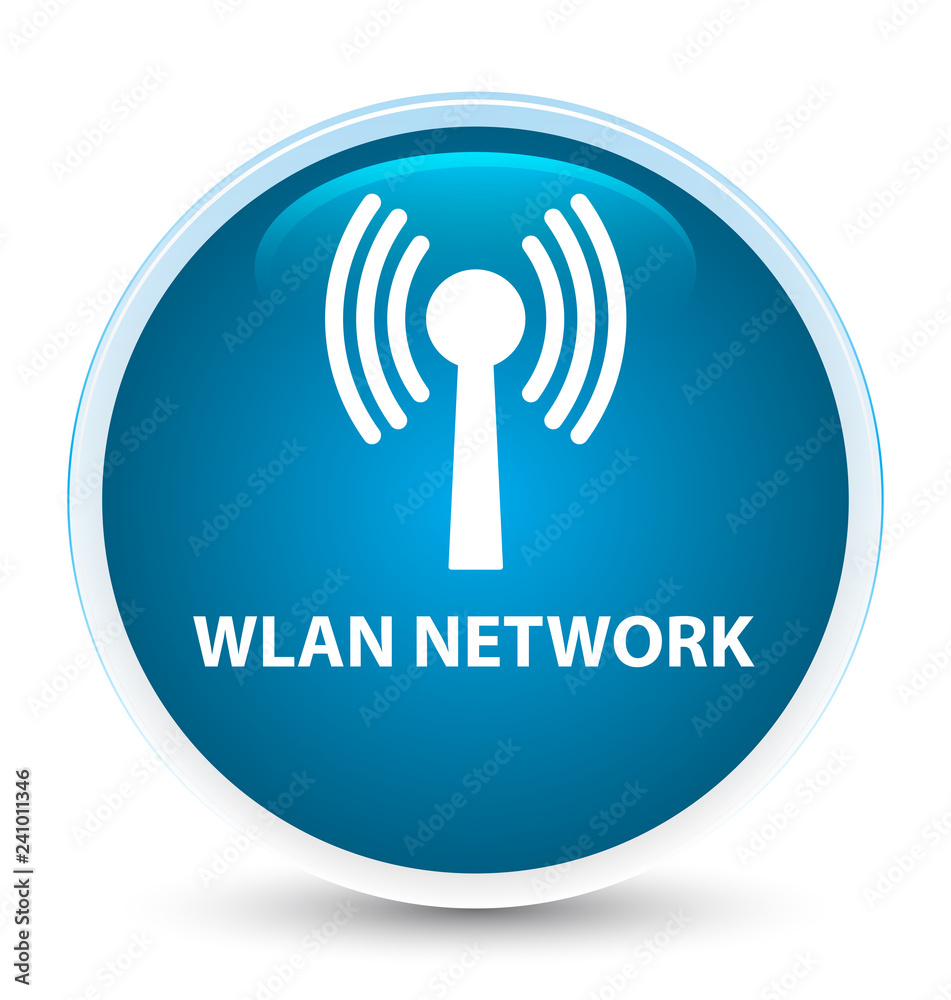 Wlan network special prime blue round button Wlan network special prime blue round button