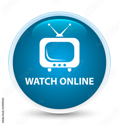 Watch online special prime blue round button