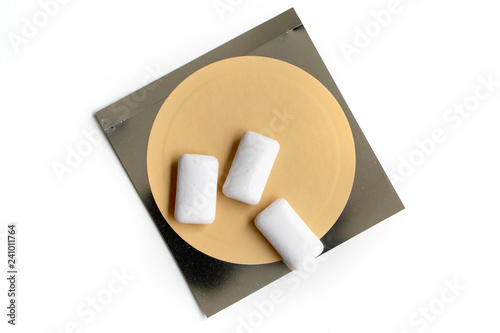 Slika na platnu Nicotine patch and chewin gum used for smoking cessation