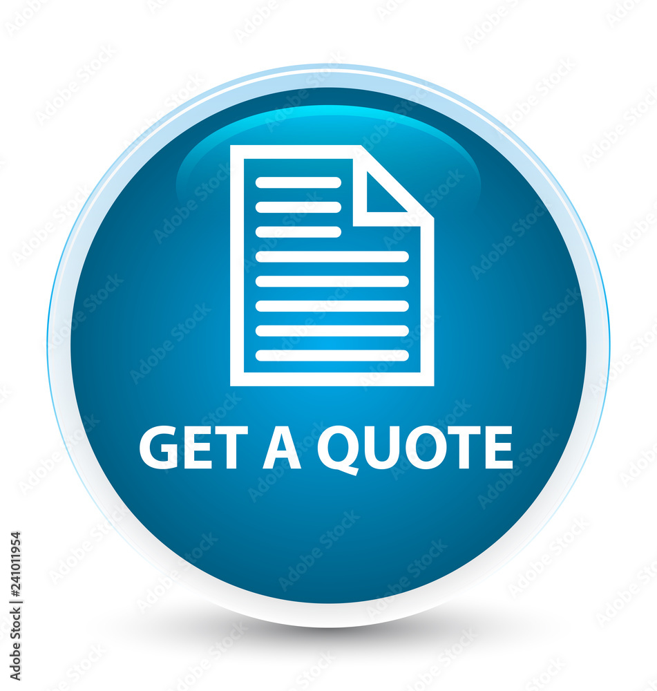 Get a quote (page icon) special prime blue round button Get a quote (page icon) special prime blue round button