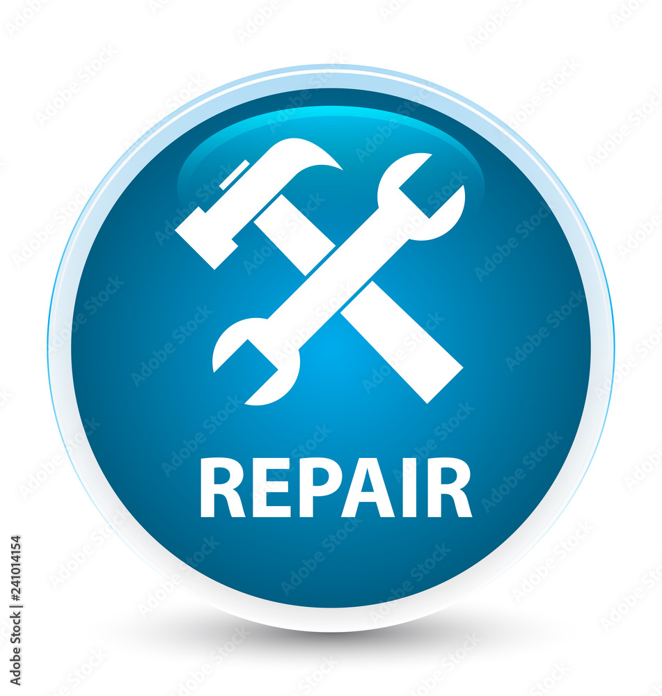 Repair (tools icon) special prime blue round button Repair (tools icon) special prime blue round button