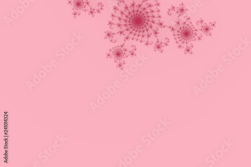 Mandelbrot fractal abstract geometrical wallpaper background with hypnotic shapes and Red colors