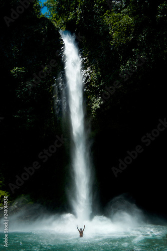 Catarata Rio Fortuna, Pargue Nacional Volcan Arenal, La Fortuna, Costa Rica photo