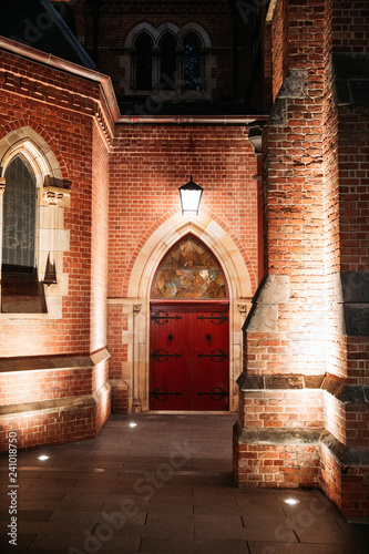 Red Cathedral Door