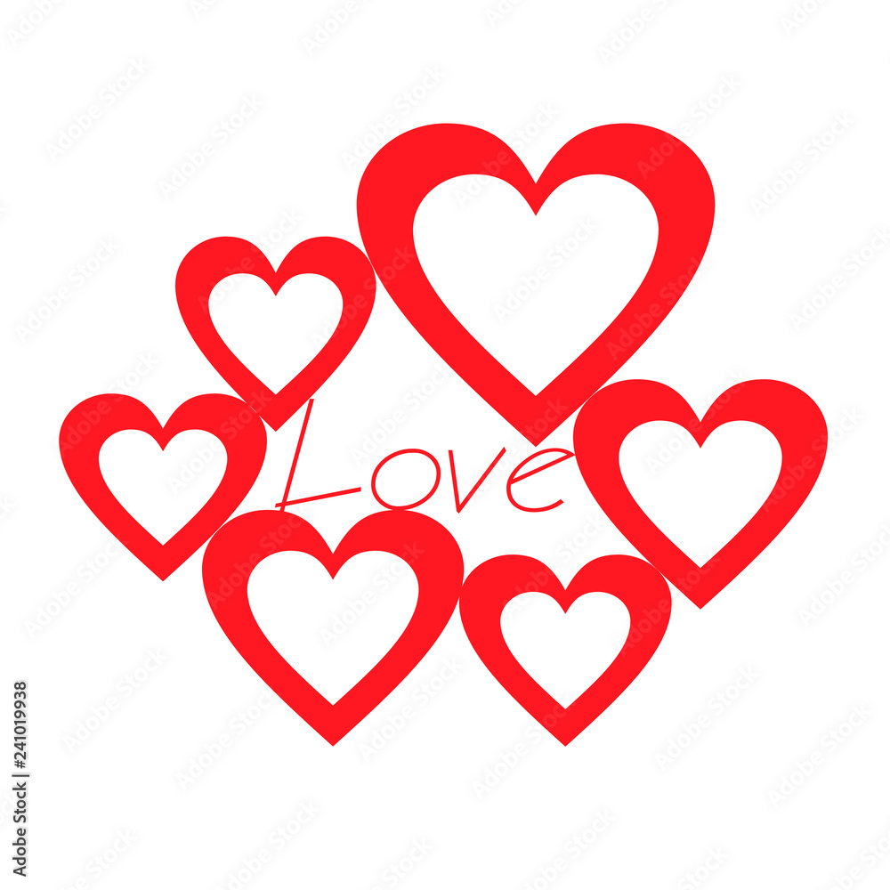 serce serca walentynki miłość love kocham - obrazy, fototapety, plakaty 