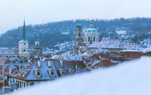 Fototapeta Naklejka Na Ścianę i Meble -  Prague old town in winter
