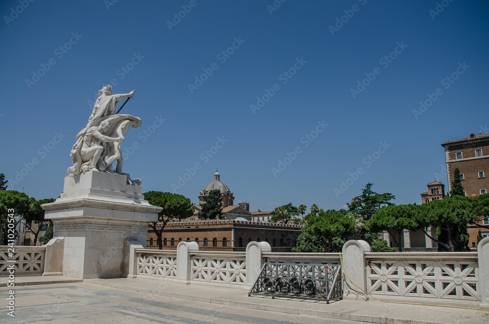 Monument,Vittorio Emanuele II, venice square 