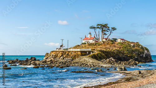 Battery Point Lighthouse in Crescent City Kalifornien USA photo