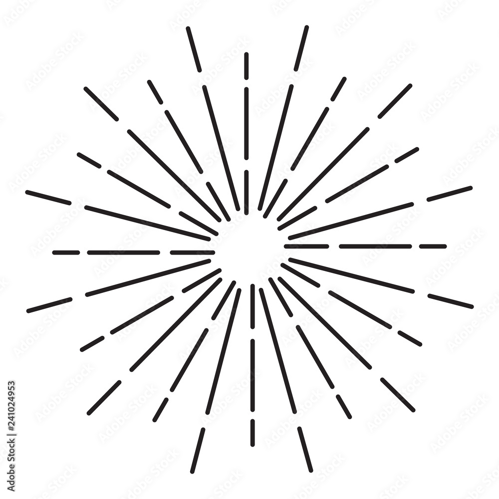 Sunburst Ornament - Element Vector