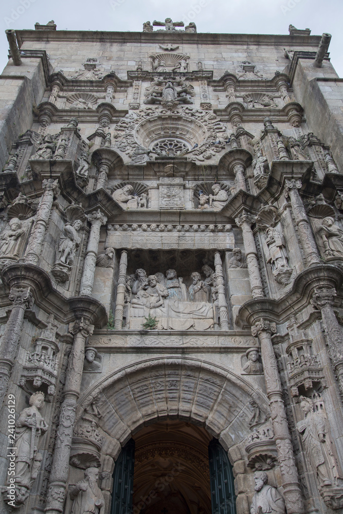 Facade of Cathedral, Pontevedra