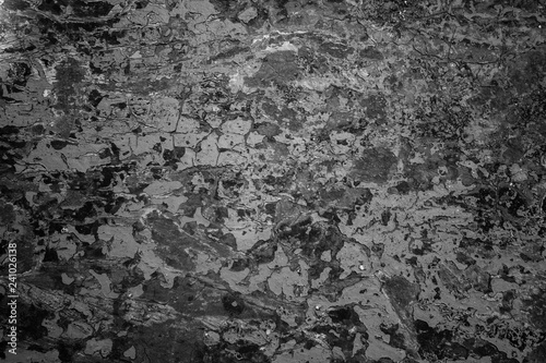 texture of rusty iron sheet, iron rusty background in black and white (ID: 241026138)