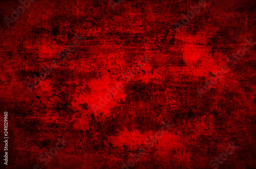 Red grunge metal background texture © nata777_7