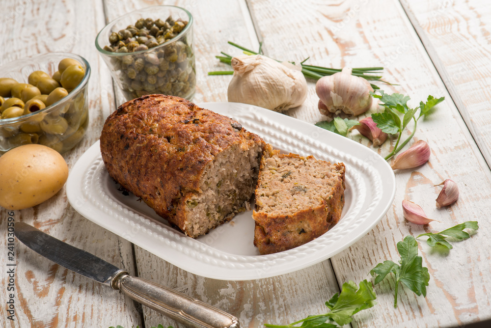 meatloaf with potatoes and parsley meatloaf with potatoes and parsley
