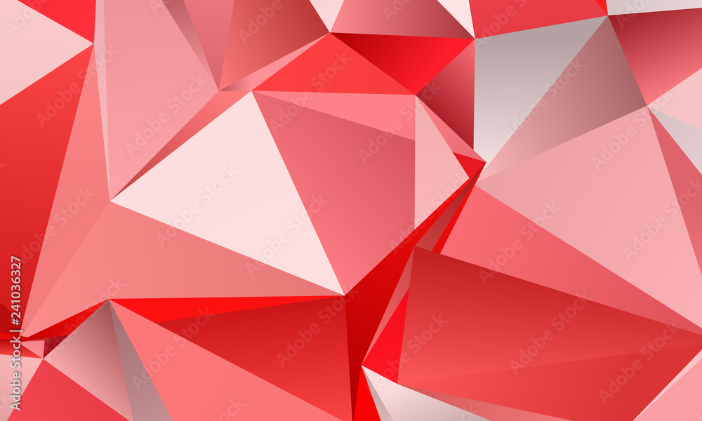 Red geometric background Red geometric background