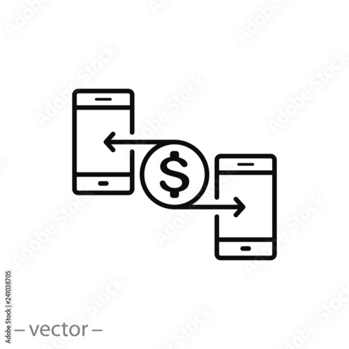 peer to peer payments icon