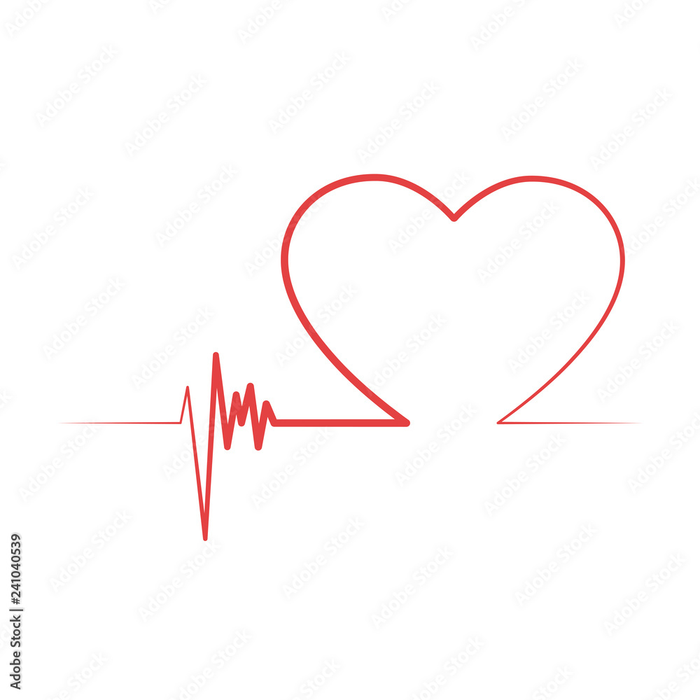 Heart shaped valentines life line Heart shaped valentines life line