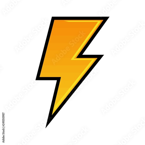 simple lightning vector
