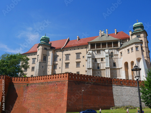 Royal Wawel Castle and Cathedral in Krakow Poland attract visitors from all over the World.