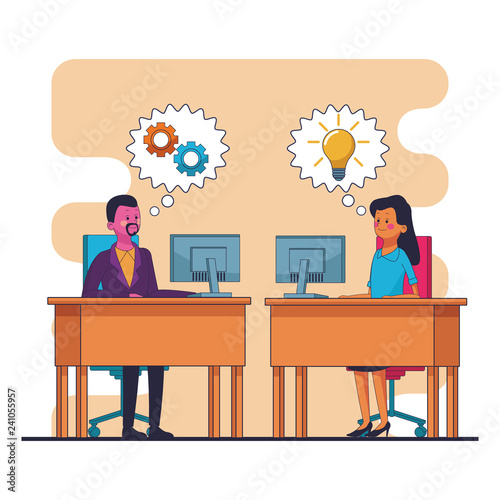 business coworkers executives