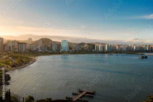 Quadro su tela Vitoria City Panoramic View in Espirito Santo, Brazil