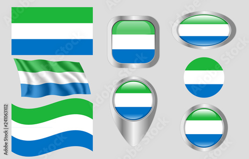 Free Download Flag of Sierra Leone - GFXLoad