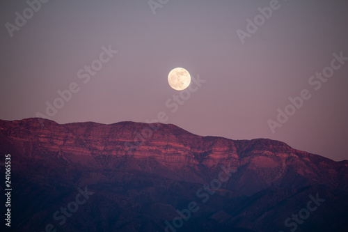 Pink Moment Moonrise photo