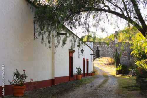 Tradicional hacienda mexicana.