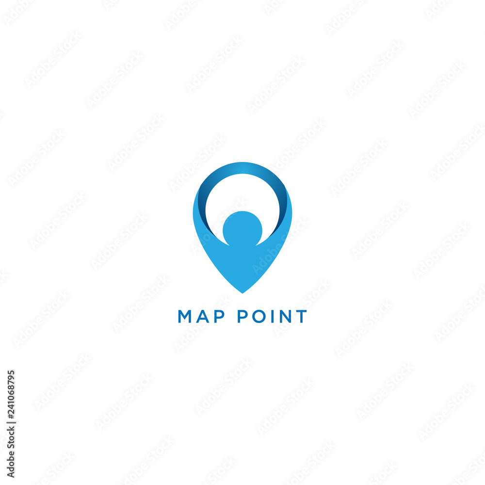 Map Point Logo - Vector Map Point Logo - Vector
