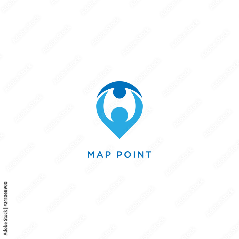 Map Point Logo - Vector Map Point Logo - Vector