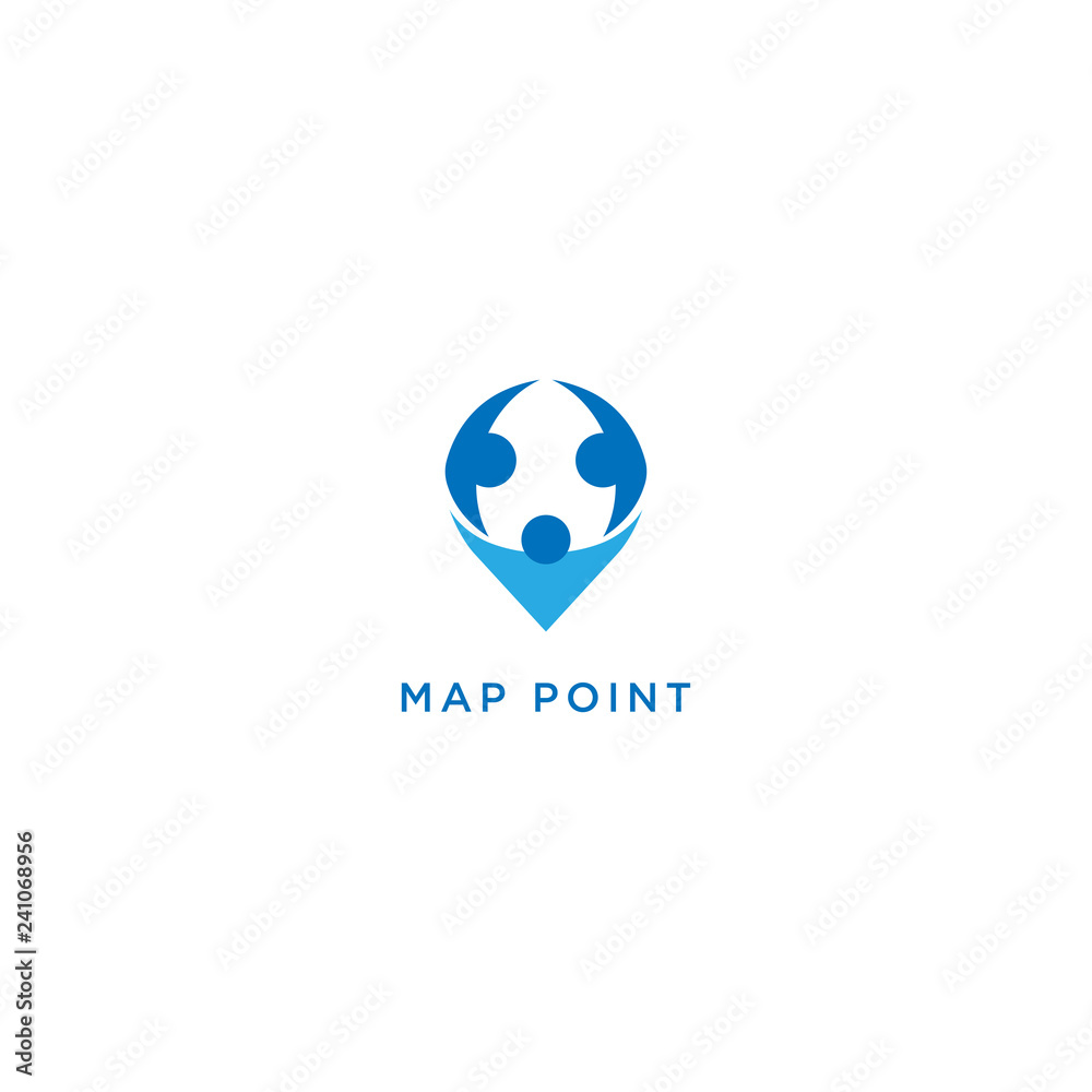 Map Point Logo - Vector Map Point Logo - Vector