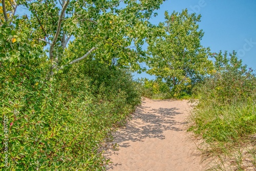 Sleeping Bear National Seashore is located on Lake Michigan