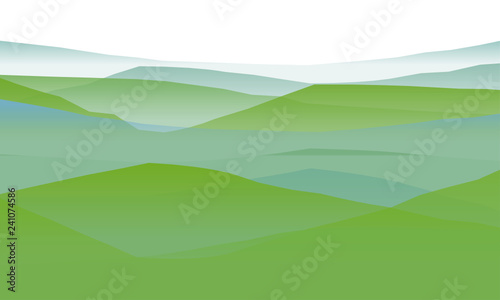 Farbige Berge, Wellen, abstrakte Oberfläche, moderner Hintergrund, Vektorgrafik Illustration für dein Projekt