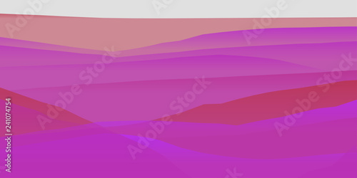 Farbige Berge, Wellen, abstrakte Oberfläche, moderner Hintergrund, Vektorgrafik Illustration für dein Projekt