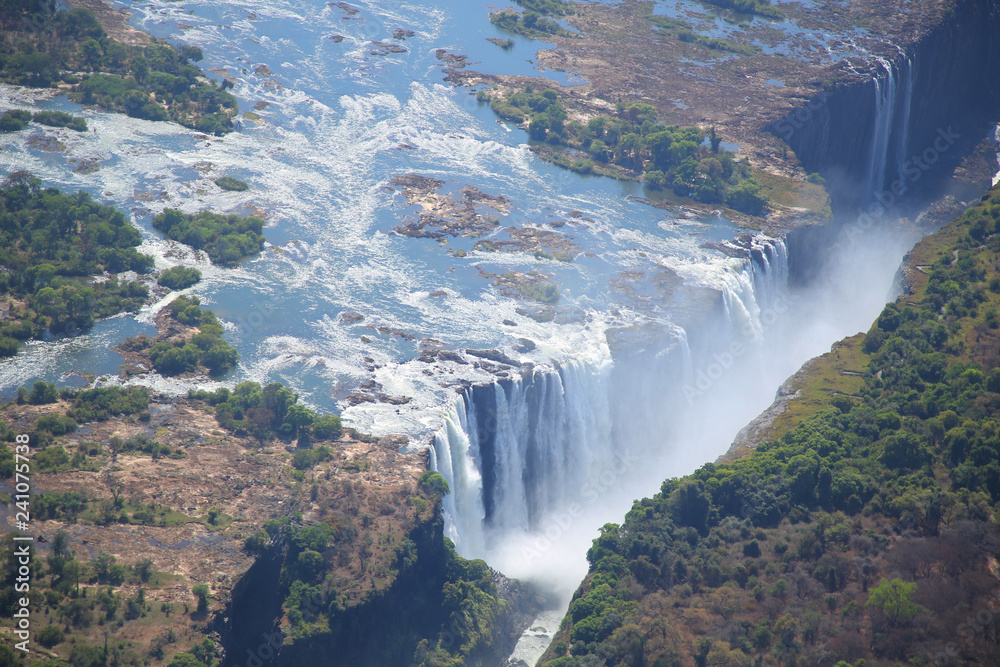 Victoria Falls, Aerial view