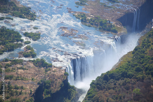 Victoria Falls, Aerial view