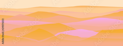 Farbige Berge, Wellen, abstrakte Oberfläche, moderner Hintergrund, Vektorgrafik Illustration für dein Projekt