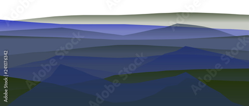 Farbige Berge, Wellen, abstrakte Oberfläche, moderner Hintergrund, Vektorgrafik Illustration für dein Projekt