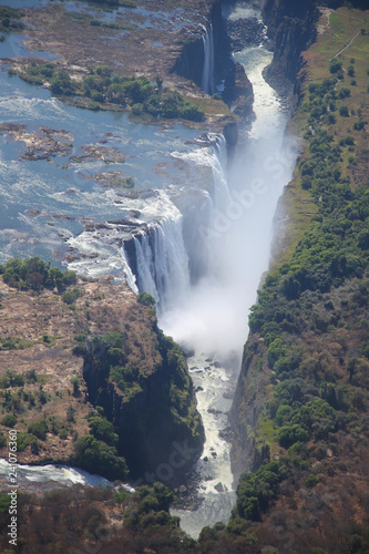 Victoria Falls  Aerial view