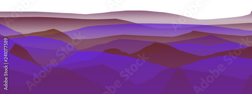 Farbige Berge, Wellen, abstrakte Oberfläche, moderner Hintergrund, Vektorgrafik Illustration für dein Projekt