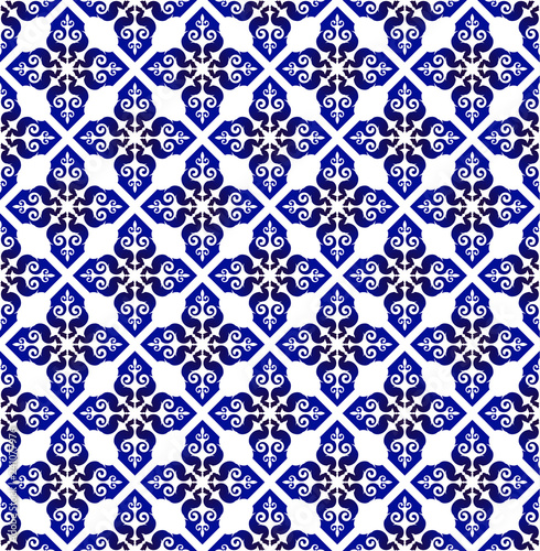 abstract floral indian pattern