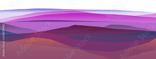 Farbige Berge, Wellen, abstrakte Oberfläche, moderner Hintergrund, Vektorgrafik Illustration für dein Projekt