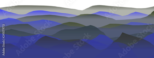 Farbige Berge, Wellen, abstrakte Oberfläche, moderner Hintergrund, Vektorgrafik Illustration für dein Projekt