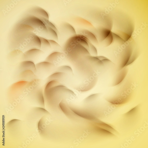 Waves or curls on a beige background.