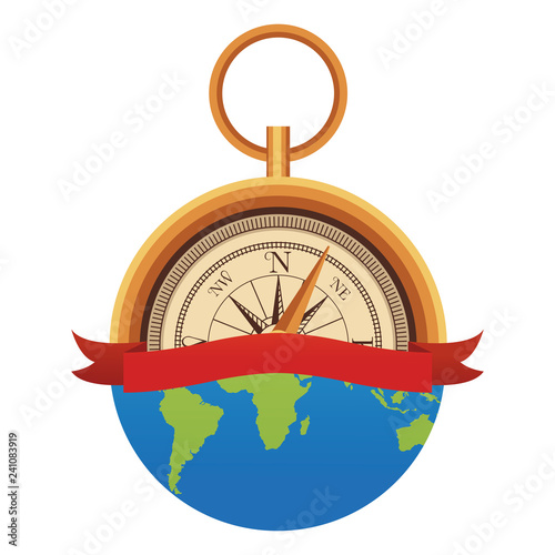 travel compass icon