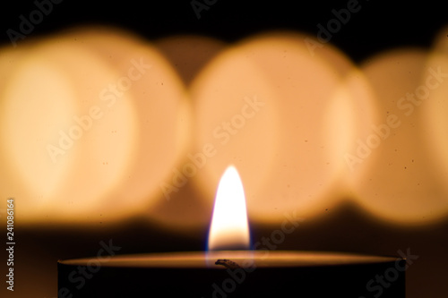 candle light flames photo